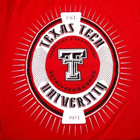 Texas Tech University Transition & Engagement Red, White and Black Graphic Tee - Picture 6 of 9